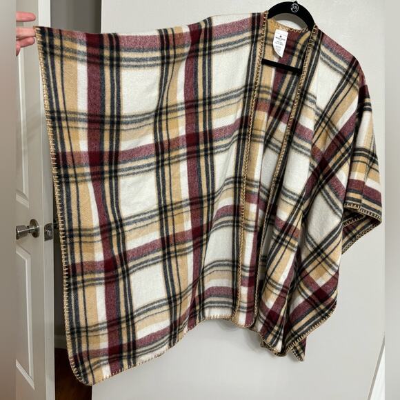 Woolrich Plaid Flannel Shawl/Wrap Scarf - One Size - Picture 7 of 7